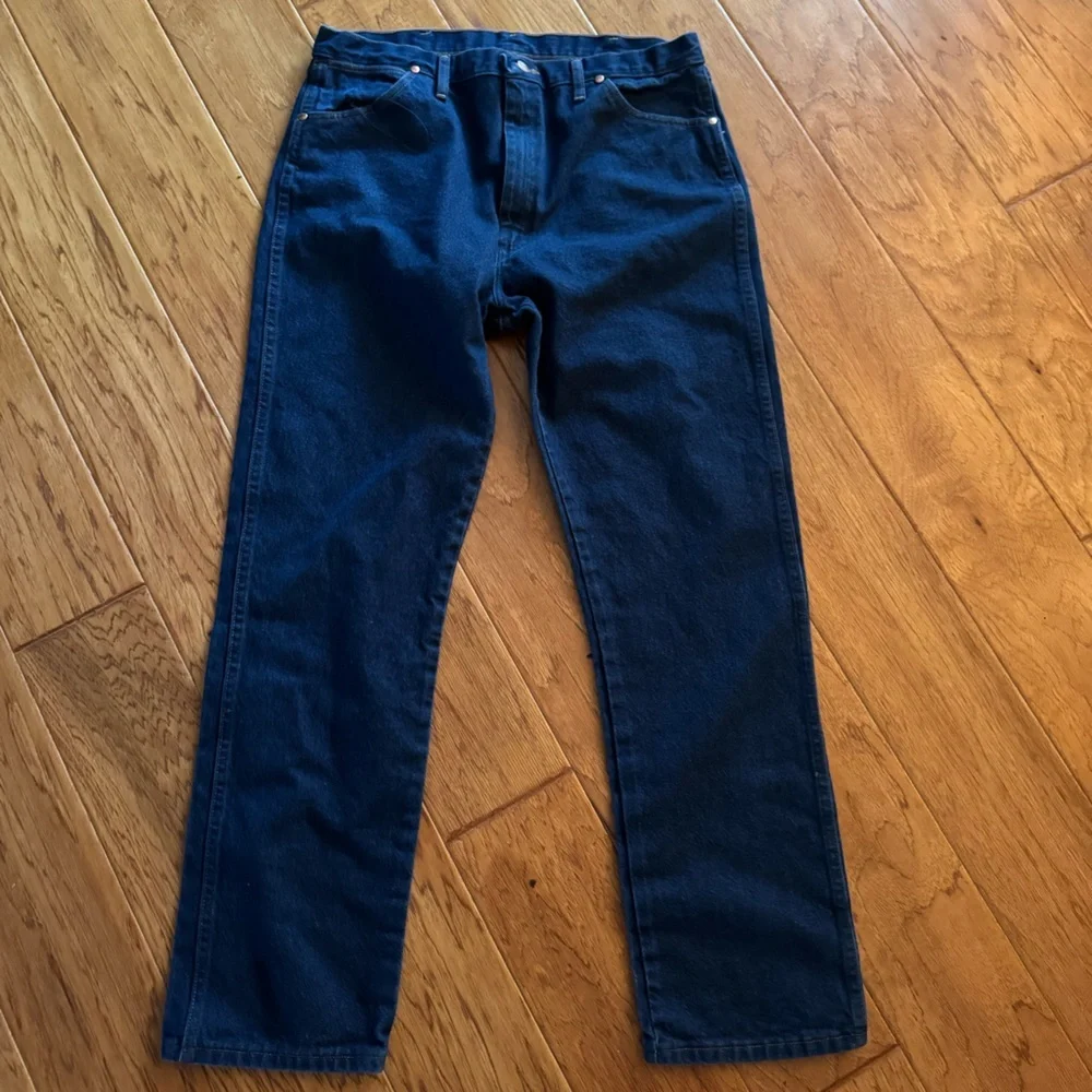 Wrangler Original Fit Straight Denim Jeans Men’s 38x34 13MWZ Cowboy Cut Western